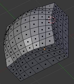 Les 4 faces ont été aplanies