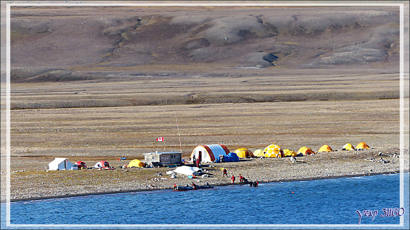 Campement international de scientifiques - Tremblay Sound - Terre de Baffin - Nunavut - Canada