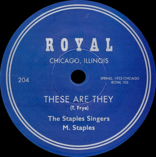 The Staple Singers " First Flight 1953-1958 " Soul Bag Records DP 111 [ FR ]