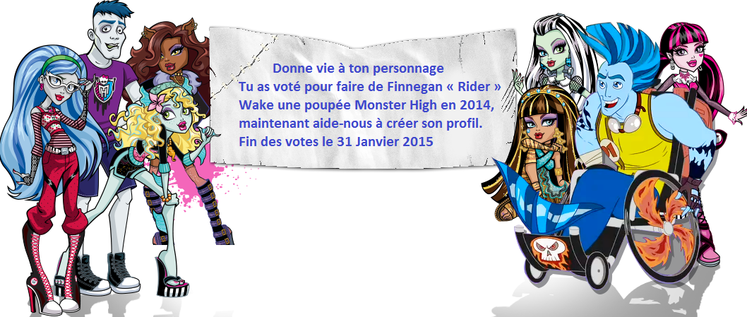 Monster High: Donne vie à ton personnage (Vote 2) - Monster High World