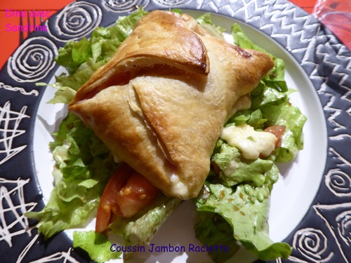 Des Coussins Feuilletés Jambon Fromage à Raclette