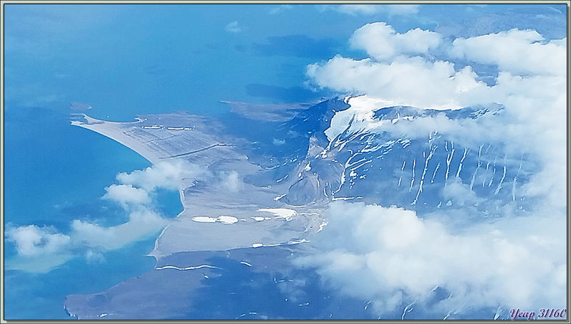 Seconde partie du vol avec le trajet Tromsø / Longyearbyen (Spitzberg) - Norvège