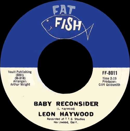 Leon Haywood : Album " Soul Cargo " Fat Fish Records LP 2525 [ US ]