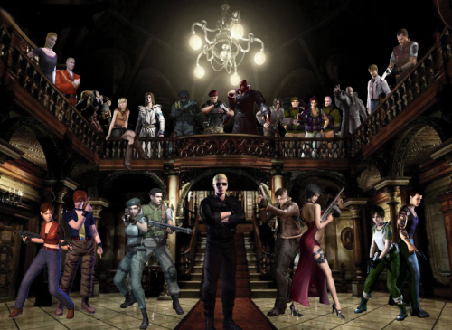 Tout les personnages de resident evil