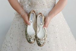 Chaussures plates parfaites pour un mariage spécial