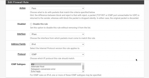 VPN IPsec de site-à-site avec PFSENSE