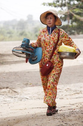 les pyjamas, tenue courante des cambodgiennes