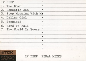 IV DEEP - FINAL MIXES (199x)