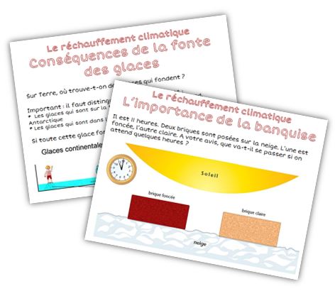 Sciences cycle 3 : Le réchauffement climatique 