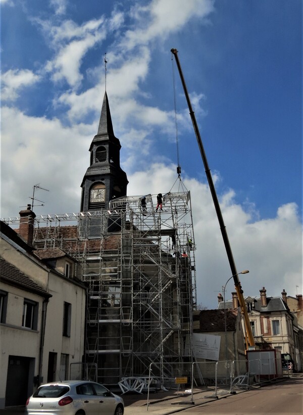 Rénovation dextérieure de l'église Saint-Jean Baptiste de Châtillon sur Seine