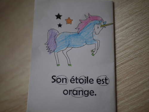 lecture mini-livre Missy la licorne