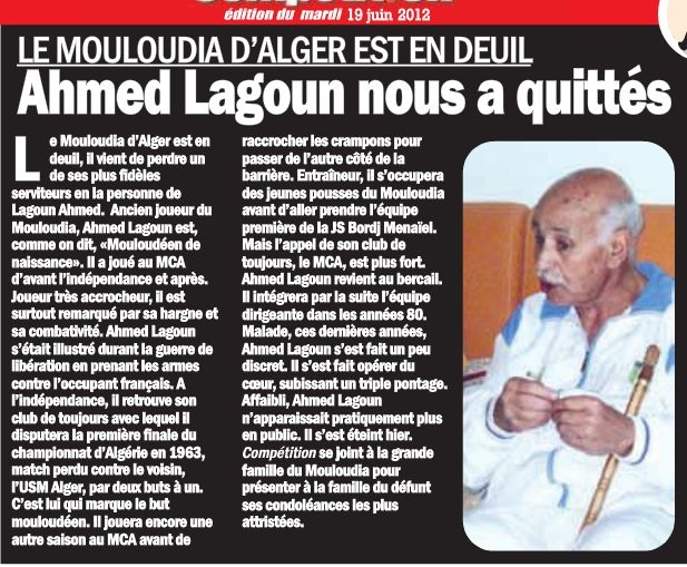 Lundi 18.6.2012 LAGOUN AHMED EST MORT