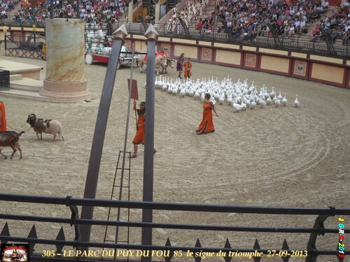 GRAND PARC DU PUY DU FOU  85  LE SIGNE DU TRIOMPHE   14/02/2014