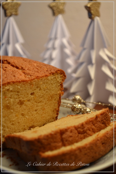 Cake financier à l'orange de Philippe Conticini