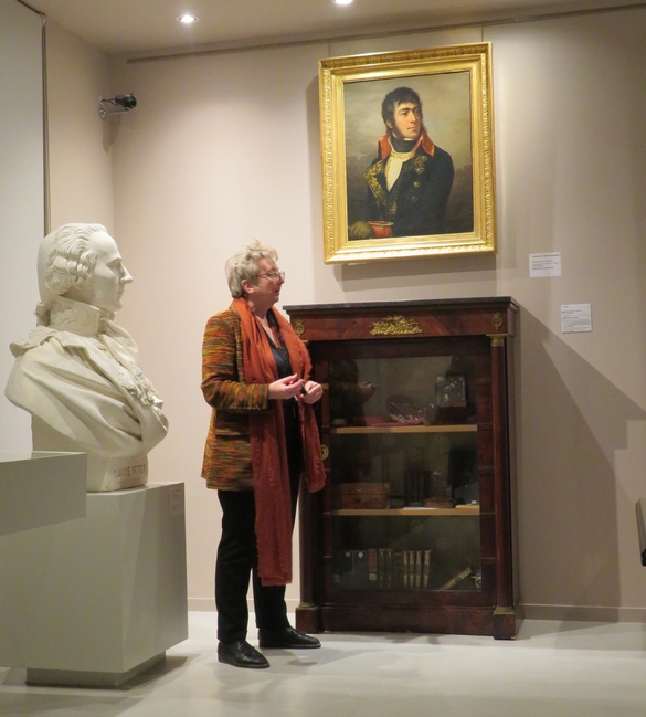 Les Amis du Musée du Pays Chatillonnais ont découvert  quelques très beaux éléments  du Musée, guidés par madame la Conservatrice