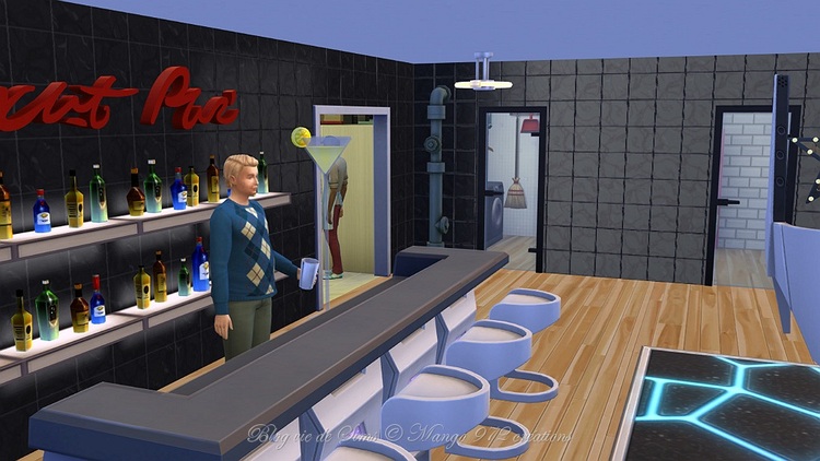 Glacier Lounge #thessims #sims4 Willow Creek