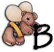 LETTRES ALPHABETS - FEE OURS TEDDY BEAR