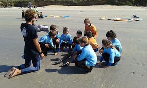 Première séance de Surf