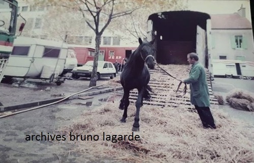 instants de cirque avec le grand Philippe Gruss chez Jean Richard en 1982 ( archives Bruno Lagarde)