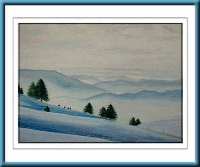 Paysage de neige 