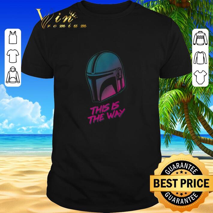 Hot The Mandalorian this is the way retro shirt