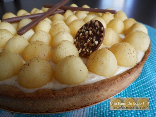 Tarte " billes de pommes "