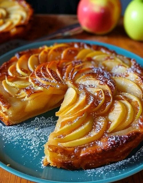 Peut être une image de pomme et tarte