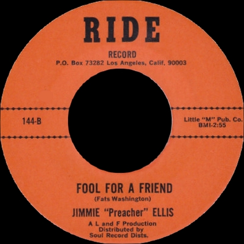 Jimmy ''Preacher'' Ellis : CD " The Story Of Jimmy ''Preacher'' Ellis 1963-1972 " Tramp Records TRCD-9020 [ GE ]