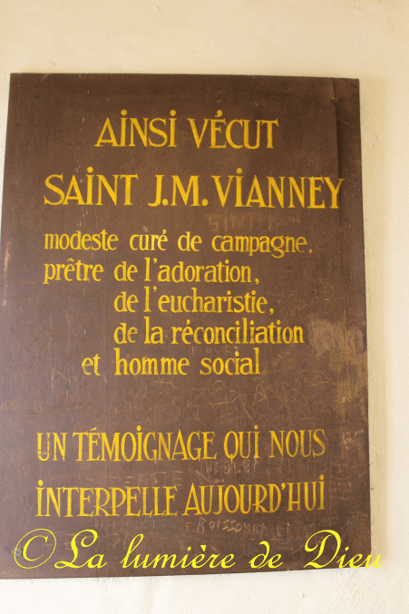 Ars sur Formans, maison du curé d'Ars