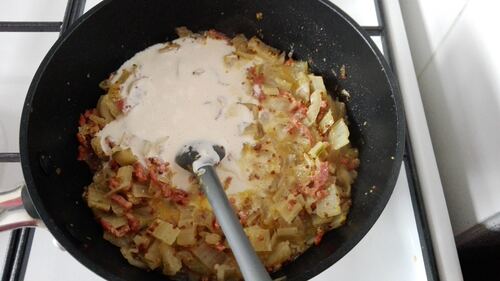 Blettes à la moutarde à l'ancienne et feta