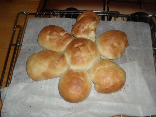 Des petits pain au lait pour le petit déjeune