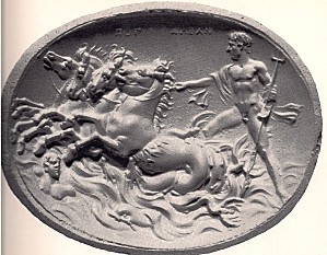 Intaille commémorant la Victoire D'Auguste à Actium