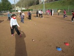 Séance de boule lyonnaise sous un soleil printanier ce 25 02 2015 !