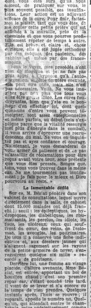 Le Petit Parisien, 3 et 4 mars 1925