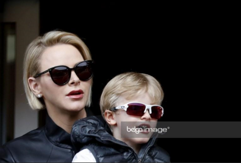 photos de la princesse Charlene et du prince Albert au tournoi  Sainte Dévote