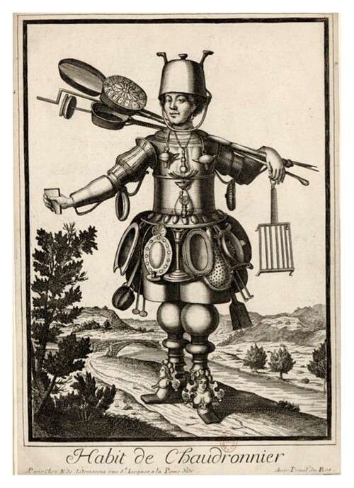 Costumes grotesques et métiers de Nicolas II de Larmessin I