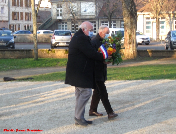 René Drappier a suivi toutes les commémorations du 19 mars dans beaucoup de villages Châtillonnais