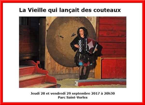 "La vieille qui lançait des couteaux", prochain spectacle du Théâtre Gaston Bernard de Châtillon sur Seine...