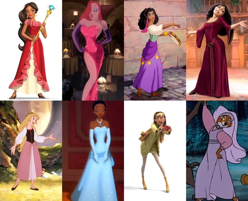 Les plus belles robes de princesses (et autres) Disney