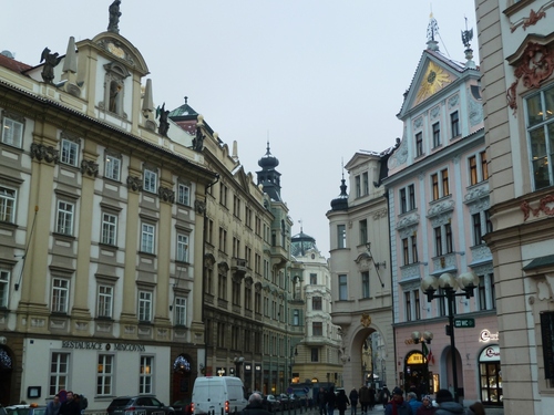 Prague capitale au centre historique de la Boheme