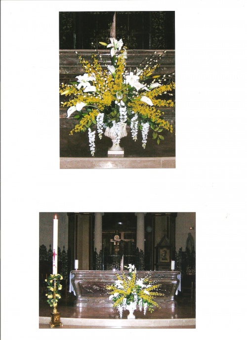   ART FLORAL A NOTRE-DAME de GRÂCE DE PASSY  /  SUITE  /   MARC