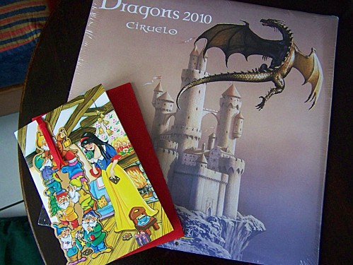 calendrier dragons sabine noel 2009