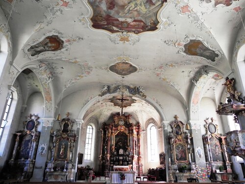 Château et églises à Bregenz (Autriche)