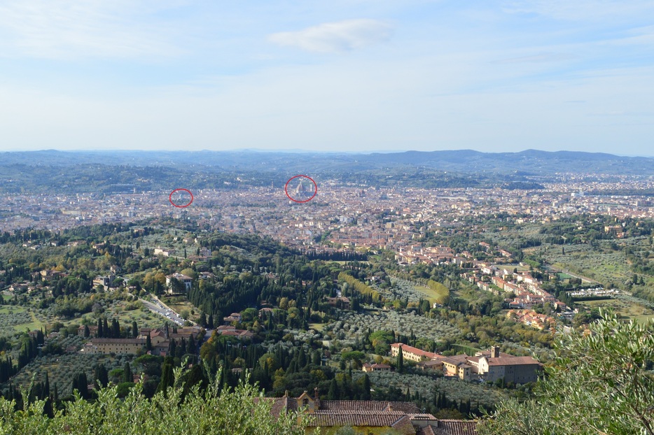 A Florence, touriste parmi la foule