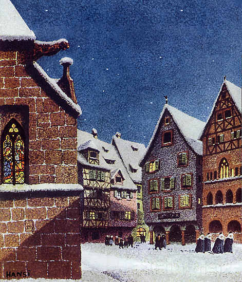 Colmar : Maison Adolph Soir de Noël