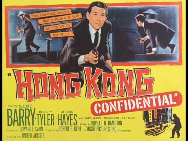 HONG KONG CONFIDENTIAL BOX OFFICE USA 1958