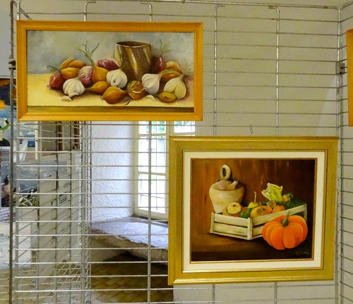 Voici les tableaux des artistes qui ont exposé au quatrième salon de peinture des Amis du Châtillonnais..