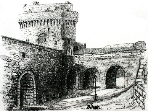 château dessin Dinan