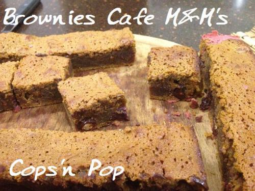 Brownies Café et M&M's