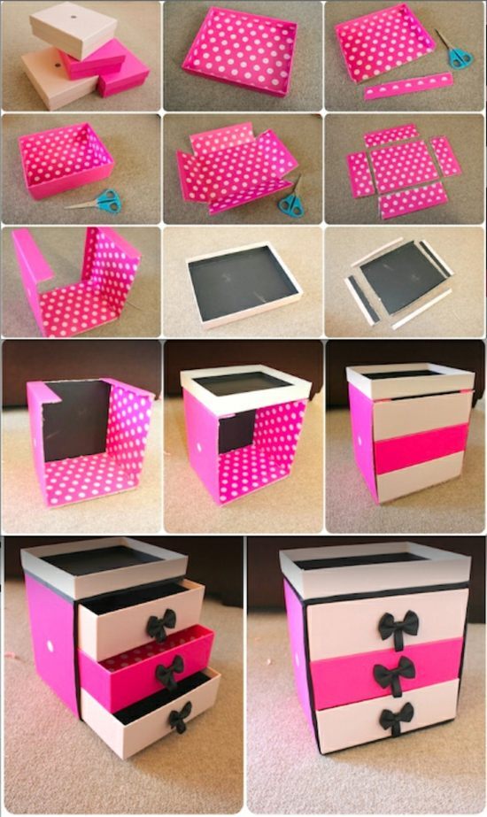 boite rangement maquillage idee DIY